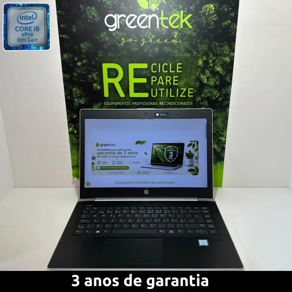 HP Probook 440 G5, i5-8ª, 8GB RAM, 256GB SSD, Windows 11 Pro - Grade B