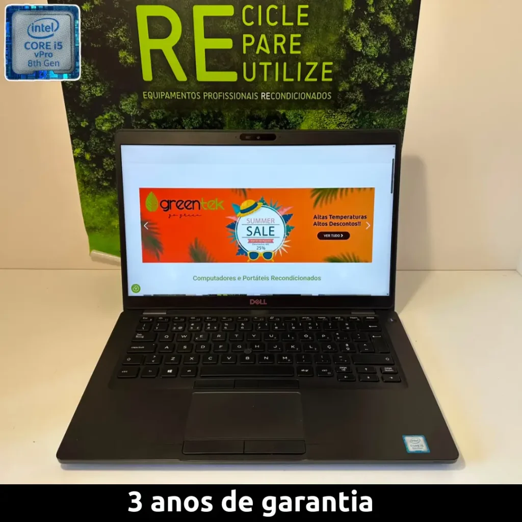 Dell Latitude 5400, intel core i5-8ª, 8GB RAM, 256GB SSD, Windows 11 Pro - Grade A