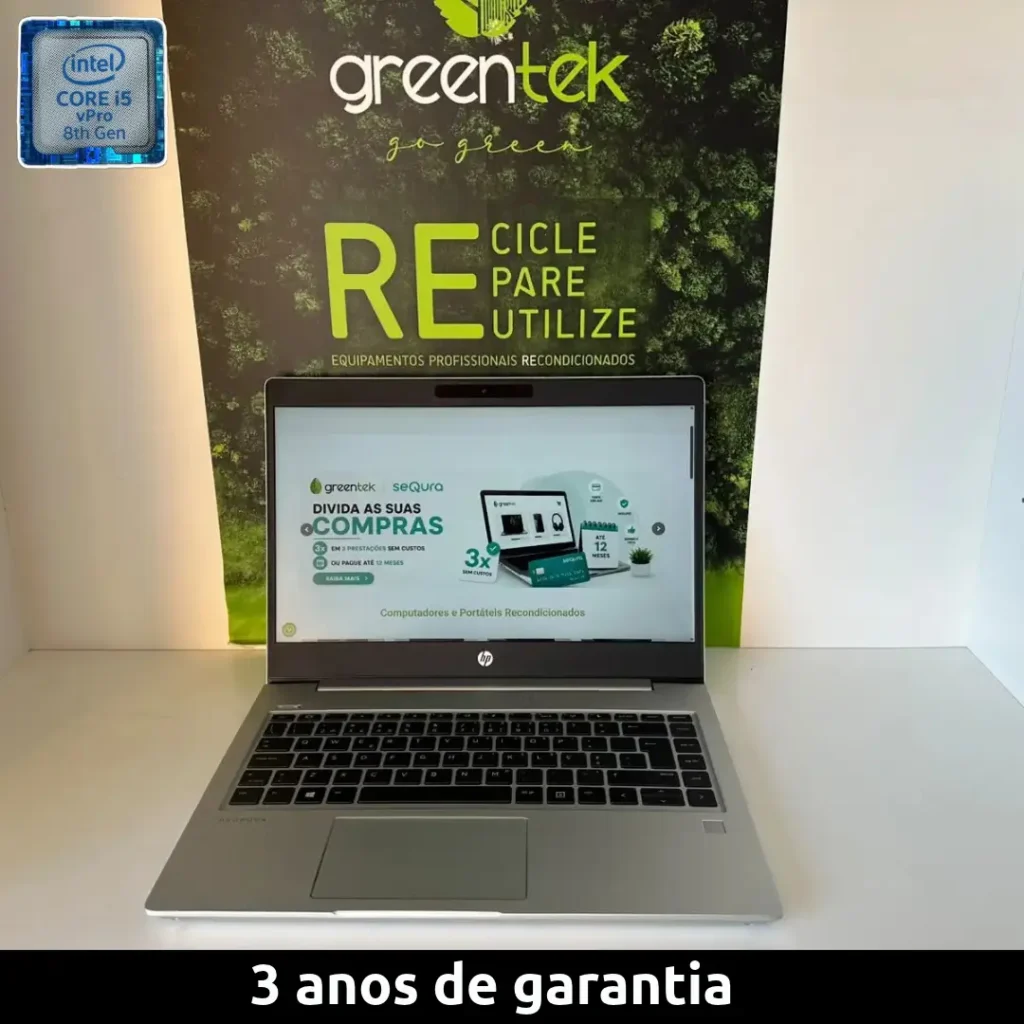 HP Probook 440 G6, intel core i5-8ª, 8GB RAM, 256GB SSD, Windows 11 Pro - Grade A
